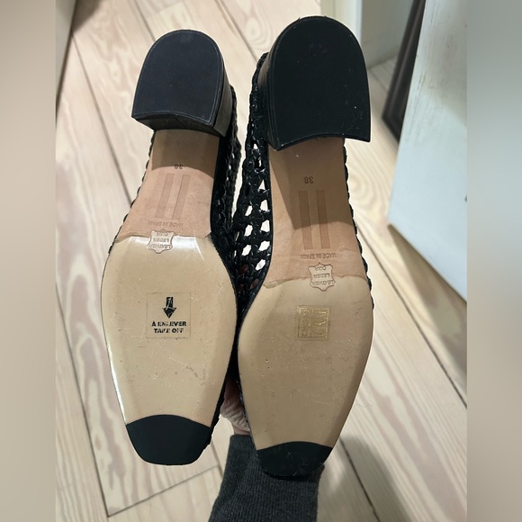 Miista Woven leather low block heel size 38 - Picture 3 of 3